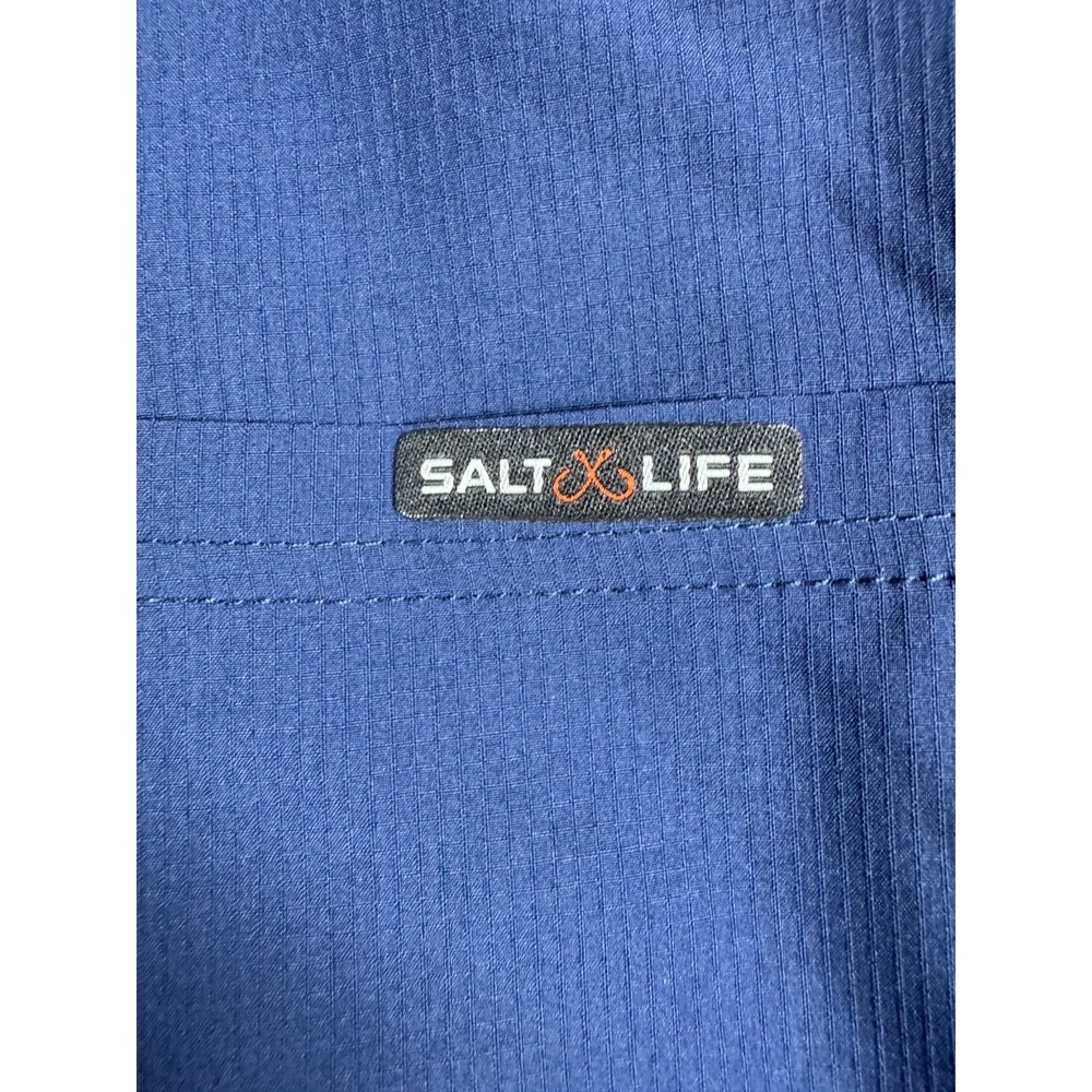 Salt Life SLX Performance Fishing And Boating Button Down Shirt Vented Men Small - Picture 12 of 16